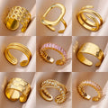 Bague Luxe en Acier Inoxydable 316L