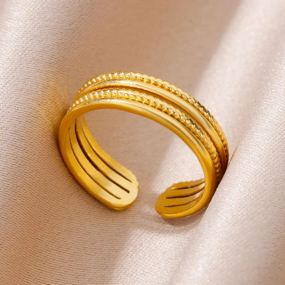 Bague Luxe en Acier Inoxydable 316L