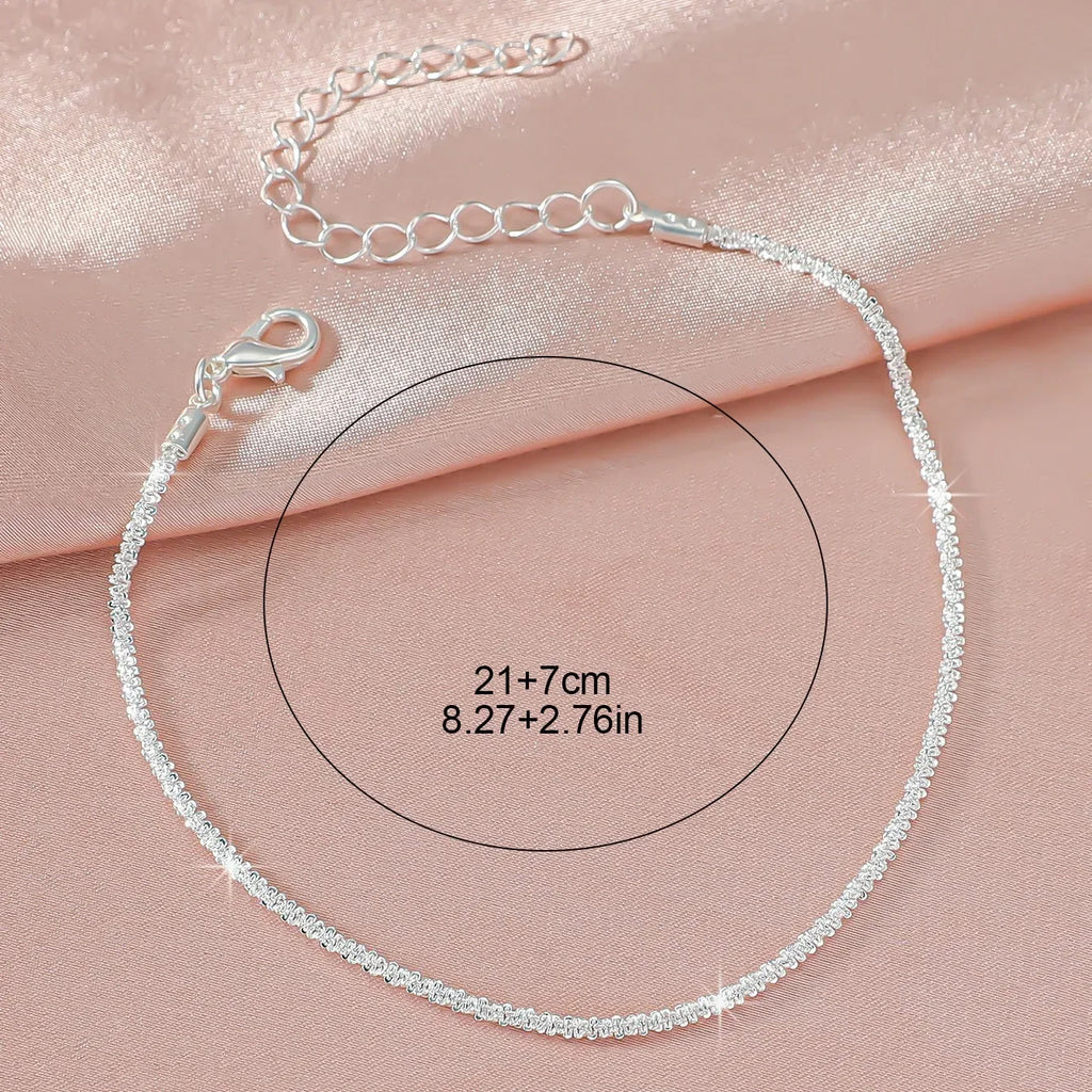 Chevillère élégante en zircon pour femme