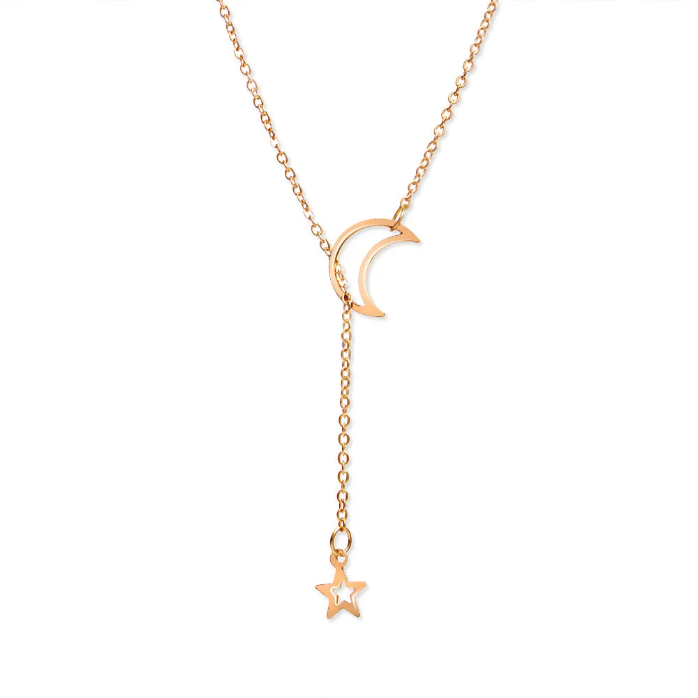 Collier Lune & Étoile Élégance