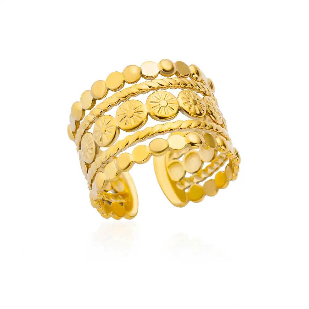 Bague Luxe en Acier Inoxydable 316L