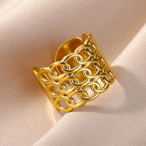 Bague Luxe en Acier Inoxydable 316L