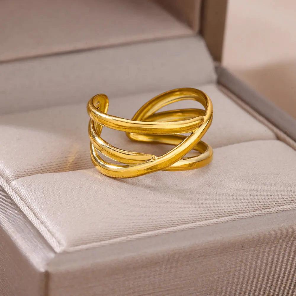 Bague Luxe en Acier Inoxydable 316L