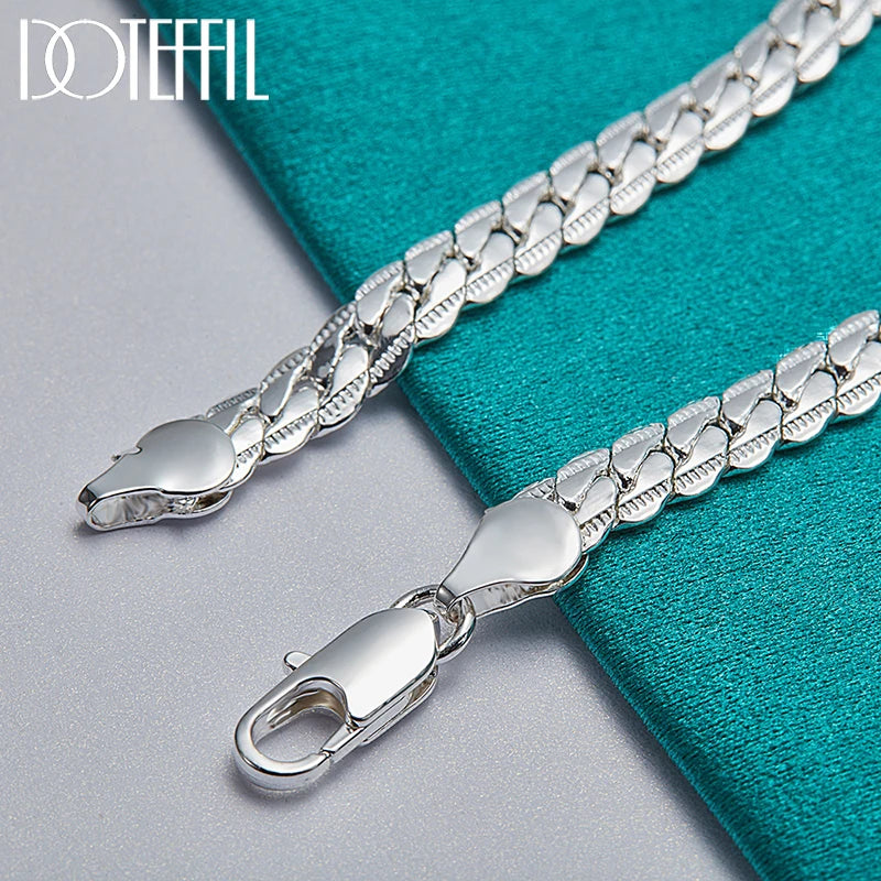 Bracelet chaîne argenté élégant pour femme