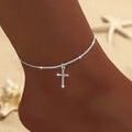 Chevillère élégante en zircon pour femme