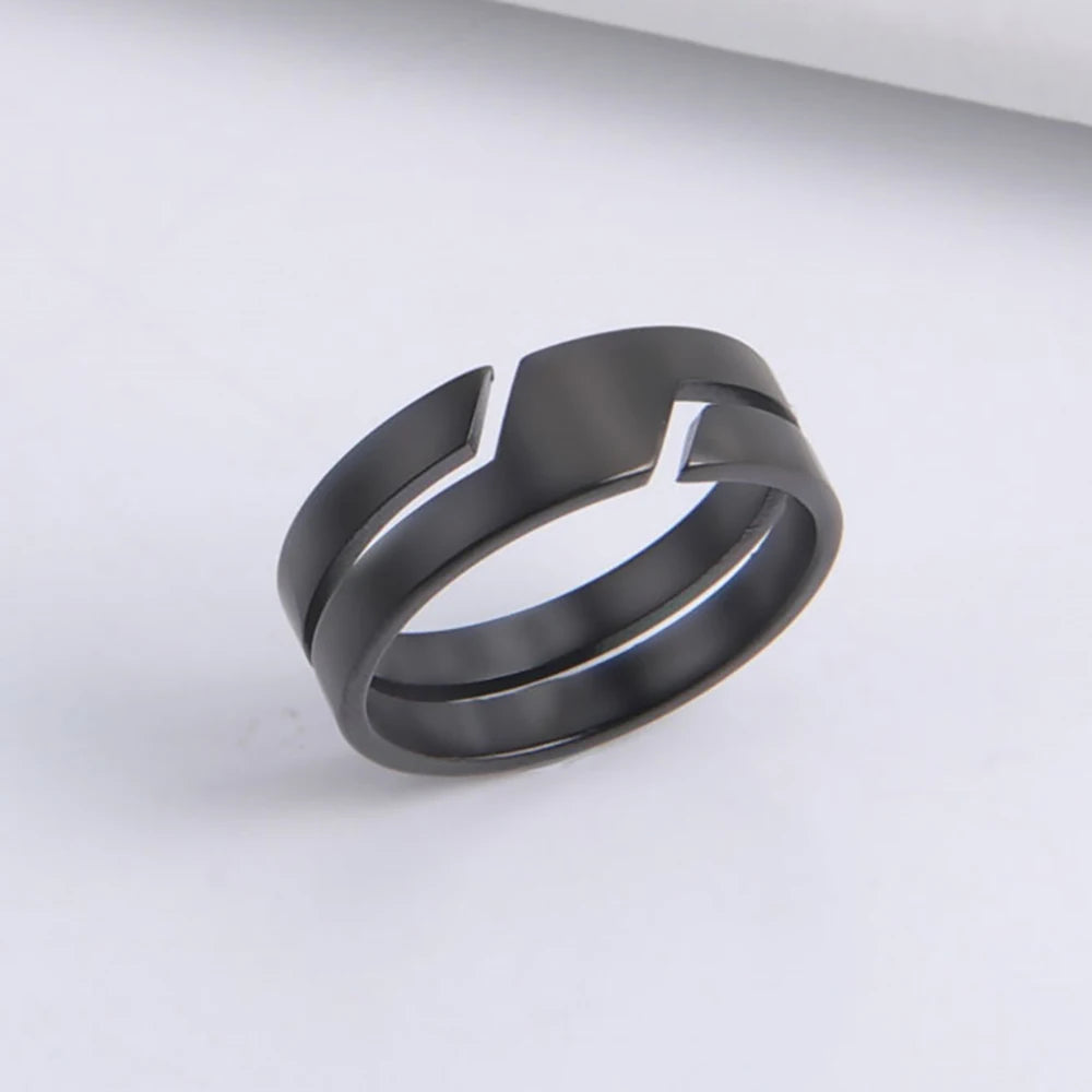 Bague Minimaliste en Acier Inoxydable – Élégance Intemporelle