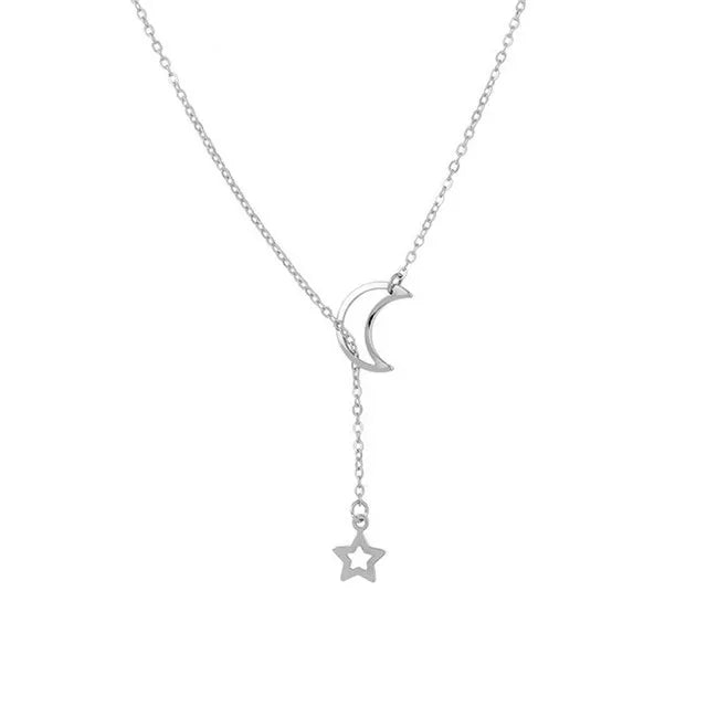 Collier Lune & Étoile Élégance