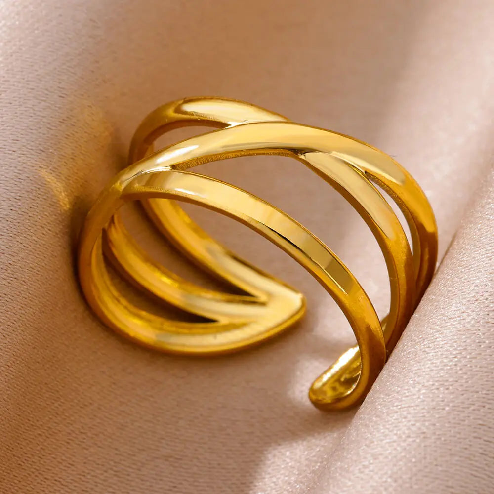 Bague Luxe en Acier Inoxydable 316L