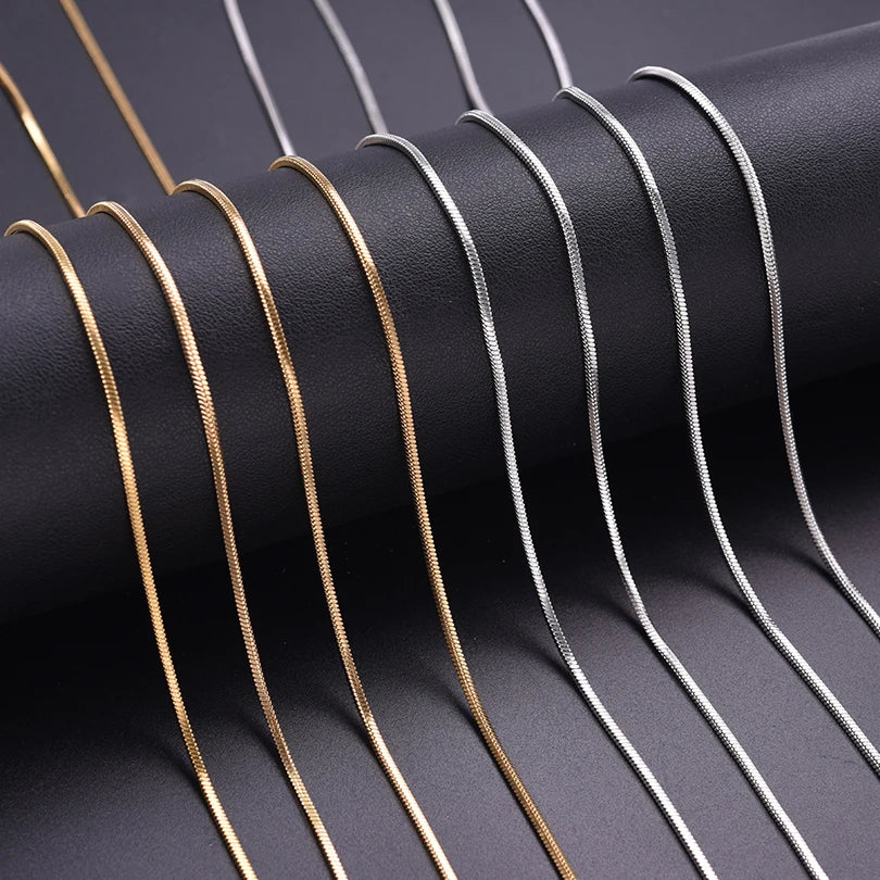 Collier Chaîne Serpent en Acier Inoxydable 316L